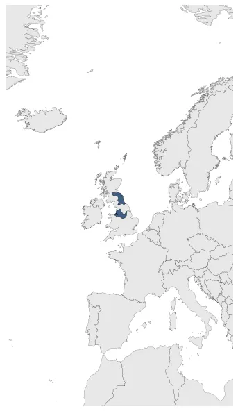 Northumbria (Danelaw): Maximal extension of the polity