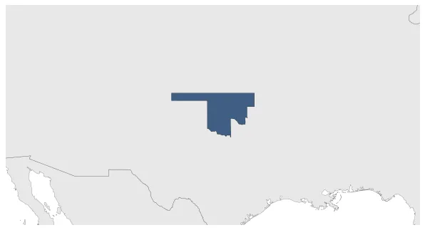 Oklahoma Territory: Maximal extension of the polity