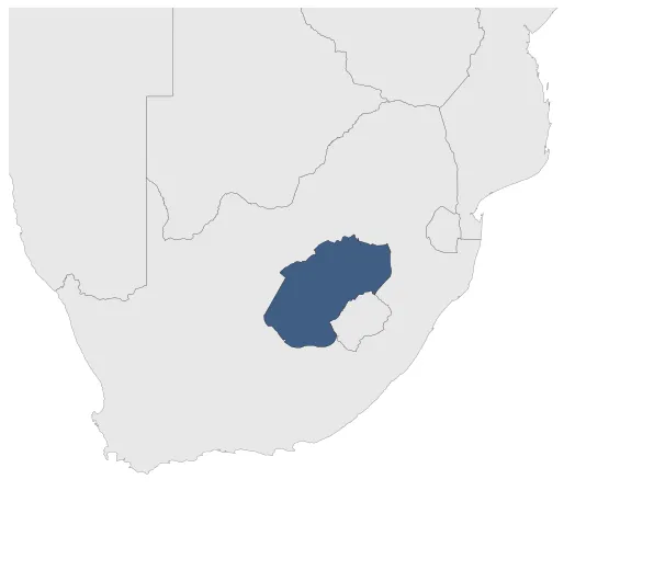 Orange Free State: Maximal extension of the polity