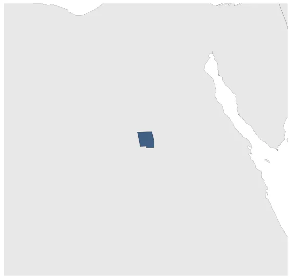 Oryx Land: Maximal extension of the polity