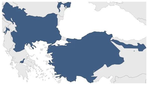 Ottoman Sultanate: Maximal extension of the polity