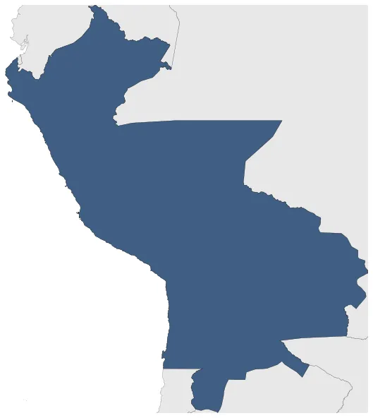 Peru-Bolivian Confederation: Maximal extension of the polity