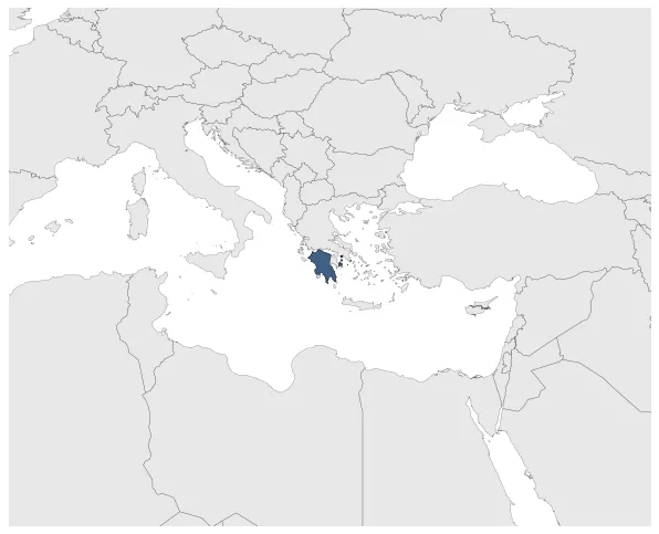 Principality of Achaea: Maximal extension of the polity