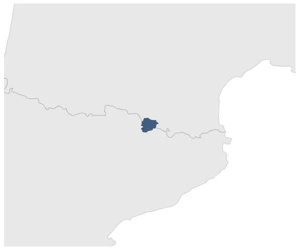 Principality of Andorra: Maximal extension of the polity