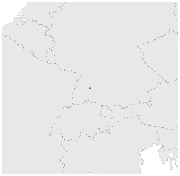 Principality of Hohenzollern-Haigerloch: Maximal extension of the polity