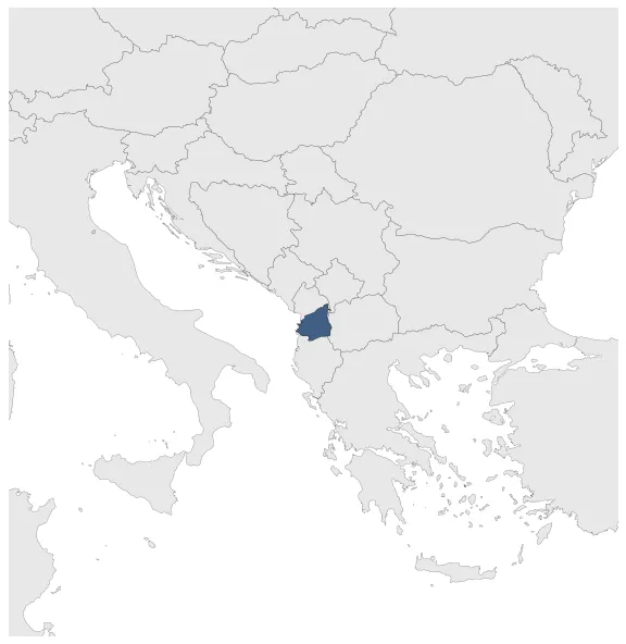 Principality of Kastrioti: Maximal extension of the polity