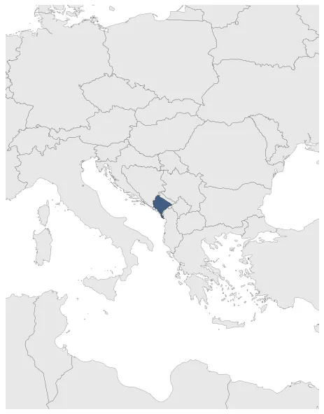 Principality of Montenegro: Maximal extension of the polity