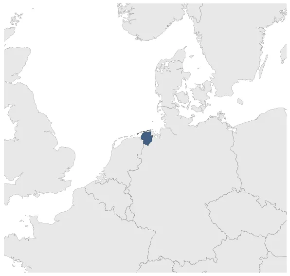 Principality of Ostfriesland: Maximal extension of the polity