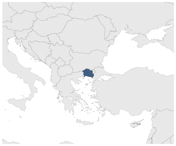 Provisional Government of Western Thrace: Maximal extension of the polity