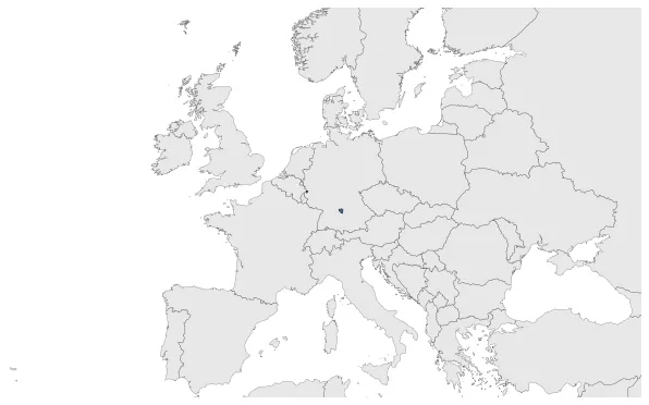 Pruem  Abbey: Maximal extension of the polity