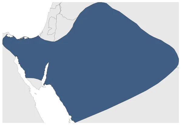 Qedarite Kingdom: Maximal extension of the polity