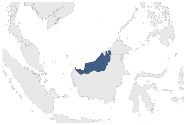 Raj of Sarawak (Great Britain): Maximal extension of the polity