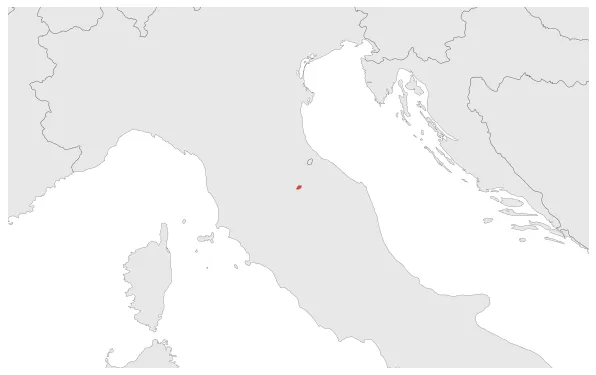 Republic of Cospaia: Maximal extension of the polity