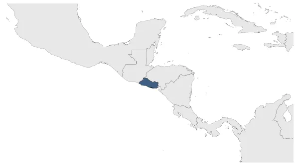 Republic of El Salvador: Maximal extension of the polity