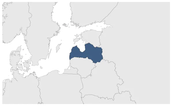 Republic of Latvia: Maximal extension of the polity