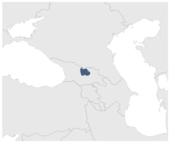 Republic of South Ossetia - The State of Alania: Maximal extension of the polity