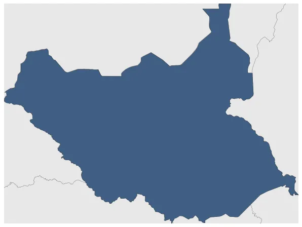 Republic of South Sudan: Maximal extension of the polity