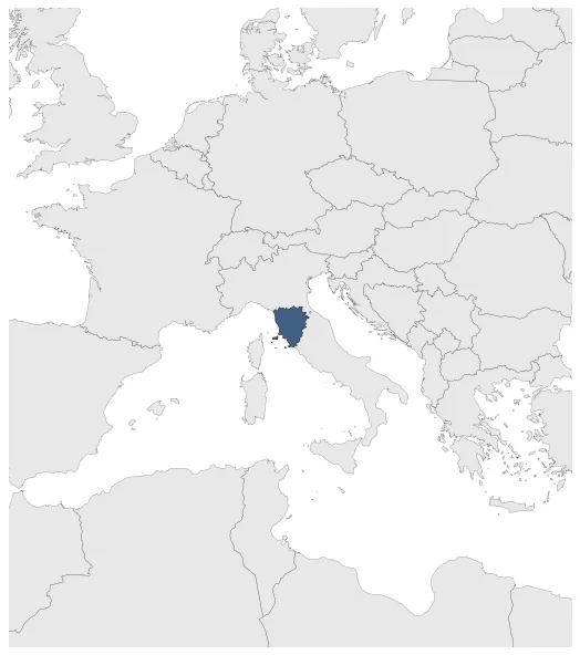 Republic of Tuscany: Maximal extension of the polity