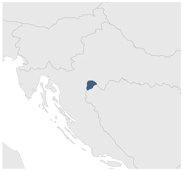 Republic of Western Bosnia: Maximal extension of the polity