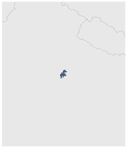 Samthar State (Princely State): Maximal extension of the polity