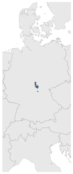 Saxony-Roemhild Duchy: Maximal extension of the polity