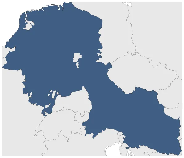 Saxony: Maximal extension of the polity