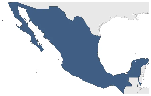 Second Mexican Empire: Maximal extension of the polity