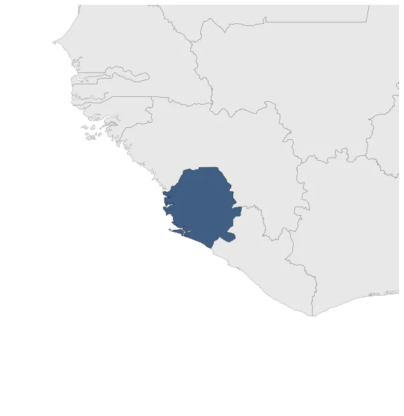 Sierra Leone (Great Britain): Maximal extension of the polity