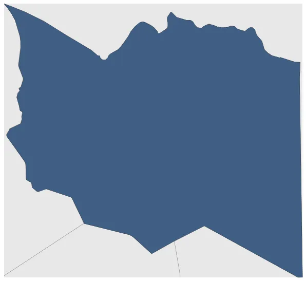 Southern Military Territory: Maximal extension of the polity