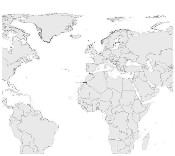 Spanish Protectorate in Morocco: Maximal extension of the polity
