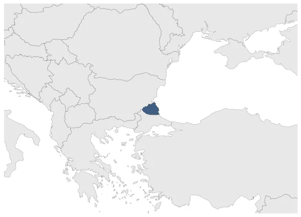 Strandzha Republic: Maximal extension of the polity