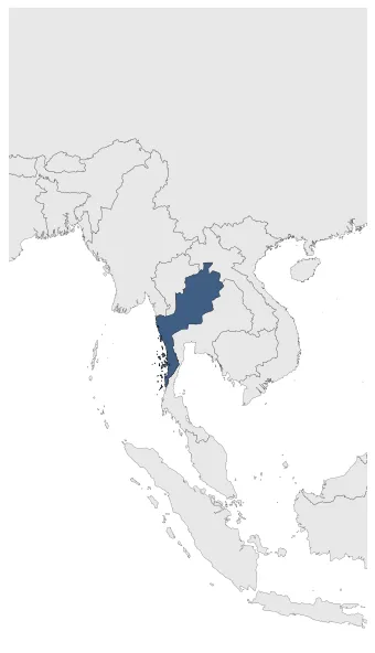 Sukhothai Kingdom (Siam): Maximal extension of the polity