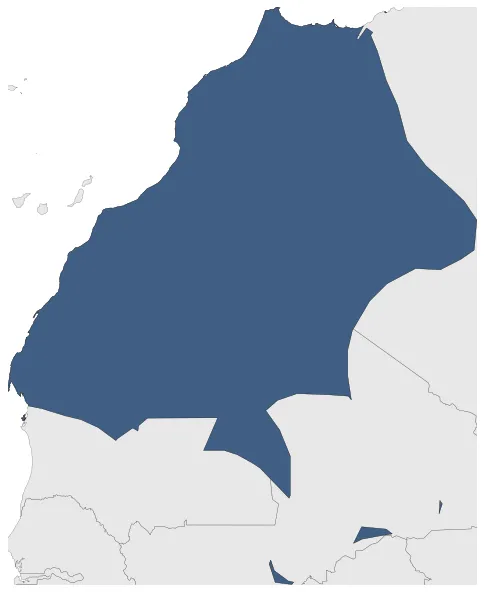 Sultanate of Morocco: Maximal extension of the polity