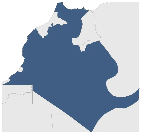 Sultanate of Morocco (France): Maximal extension of the polity