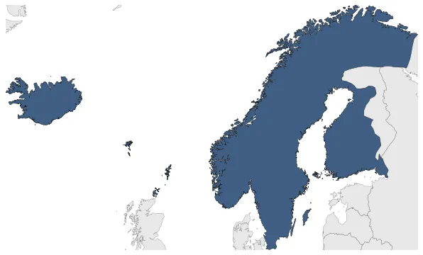 Sweden-Norway: Maximal extension of the polity