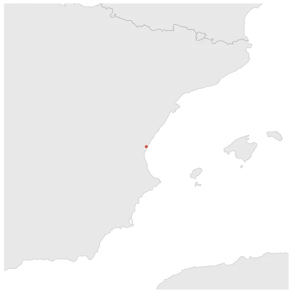 Taifa of Murviedro and Sagunto: Maximal extension of the polity