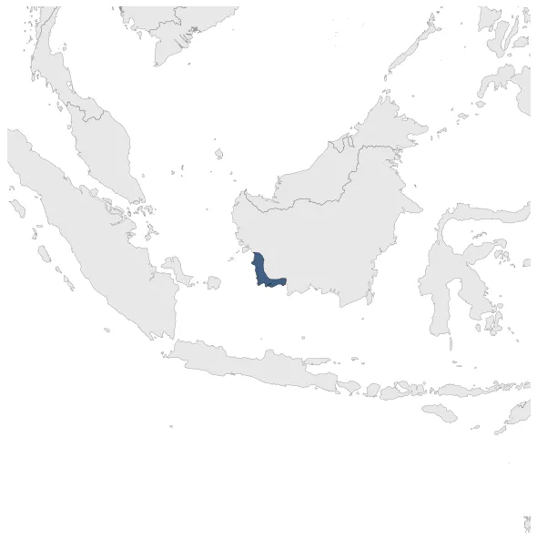 Tanjungpura Kingdom: Maximal extension of the polity