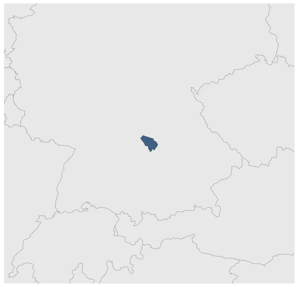 Truhendingen County: Maximal extension of the polity