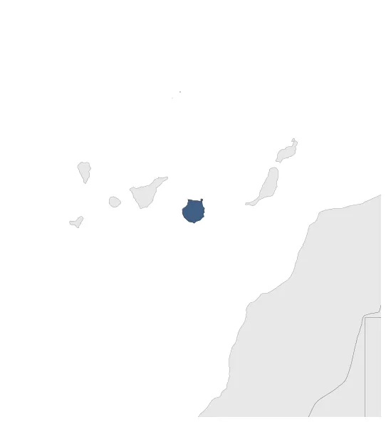 Unique Guanarteme of Gran Canaria: Maximal extension of the polity