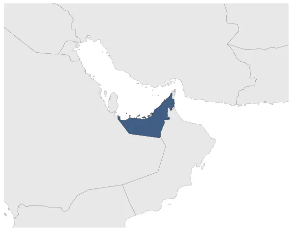 United Arab Emirates: Maximal extension of the polity