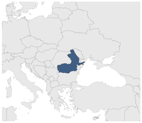 United Principalities of Moldavia and Wallachia: Maximal extension of the polity