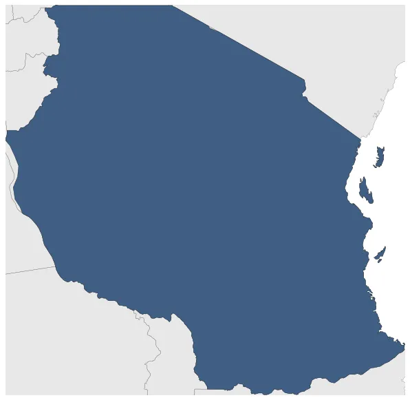 United Republic of Tanganyika and Zanzibar: Maximal extension of the polity