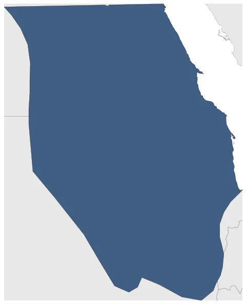 Upper Egypt (Khababash): Maximal extension of the polity