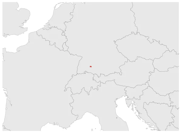 Vehringen County: Maximal extension of the polity