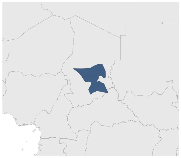 Wadai Empire: Maximal extension of the polity