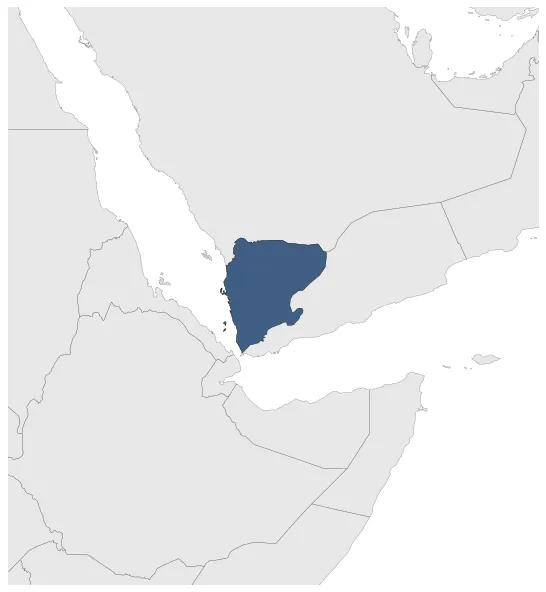 Yemen Arab Republic: Maximal extension of the polity